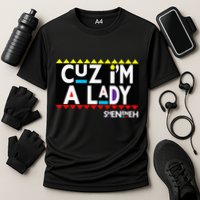 Im A Lady 90s Black Sitcom Lover Urban Clothing Cooling Performance Crew T-Shirt