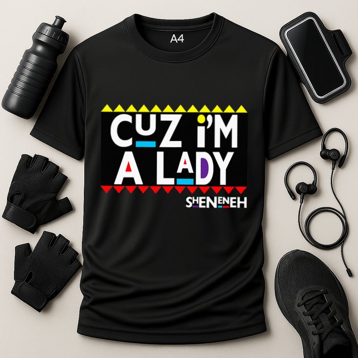 Im A Lady 90s Black Sitcom Lover Urban Clothing Cooling Performance Crew T-Shirt