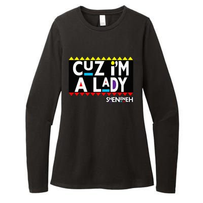 Im A Lady 90s Black Sitcom Lover Urban Clothing Womens CVC Long Sleeve Shirt