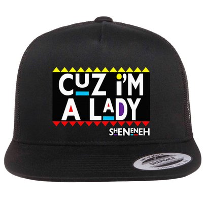 Im A Lady 90s Black Sitcom Lover Urban Clothing Flatbill Hat