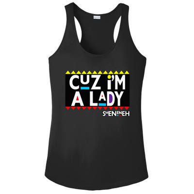 Im A Lady 90s Black Sitcom Lover Urban Clothing Ladies PosiCharge Competitor Racerback Tank