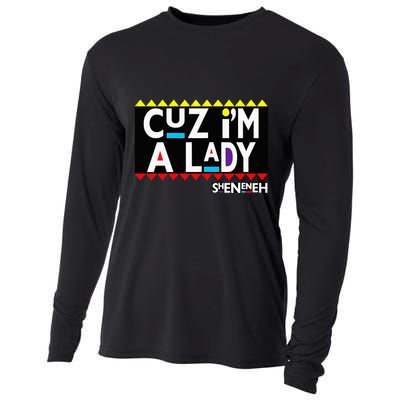 Im A Lady 90s Black Sitcom Lover Urban Clothing Cooling Performance Long Sleeve Crew