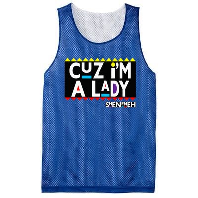 Im A Lady 90s Black Sitcom Lover Urban Clothing Mesh Reversible Basketball Jersey Tank