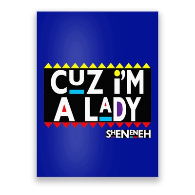 Im A Lady 90s Black Sitcom Lover Urban Clothing Poster
