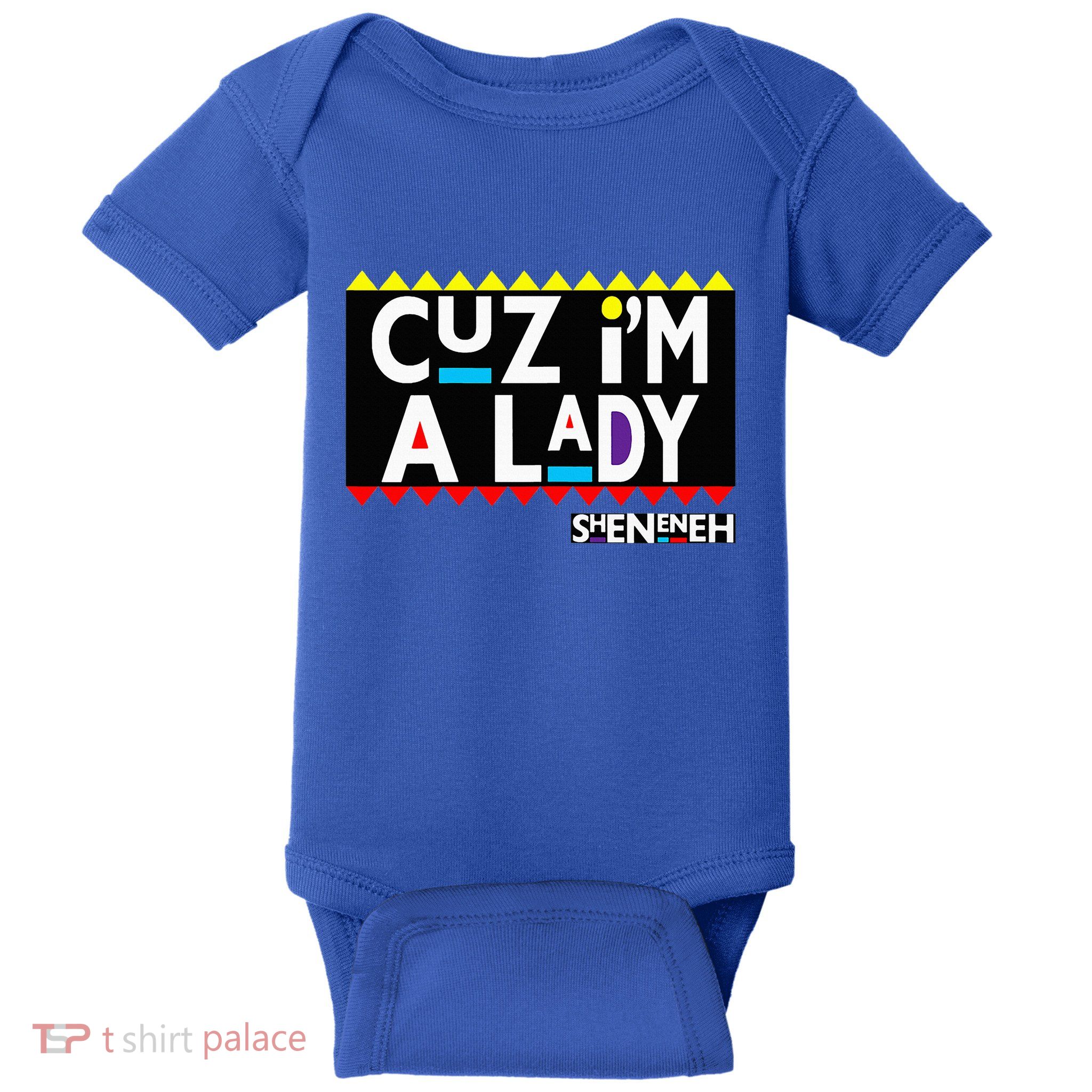 Im A Lady 90s Black Sitcom Lover Urban Clothing Baby Bodysuit