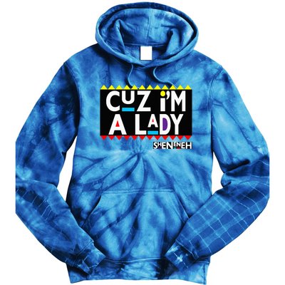 Im A Lady 90s Black Sitcom Lover Urban Clothing Tie Dye Hoodie