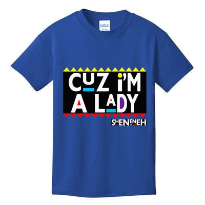 Im A Lady 90s Black Sitcom Lover Urban Clothing Kids T-Shirt