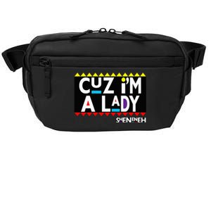 Im A Lady 90s Black Sitcom Lover Urban Clothing Crossbody Pack