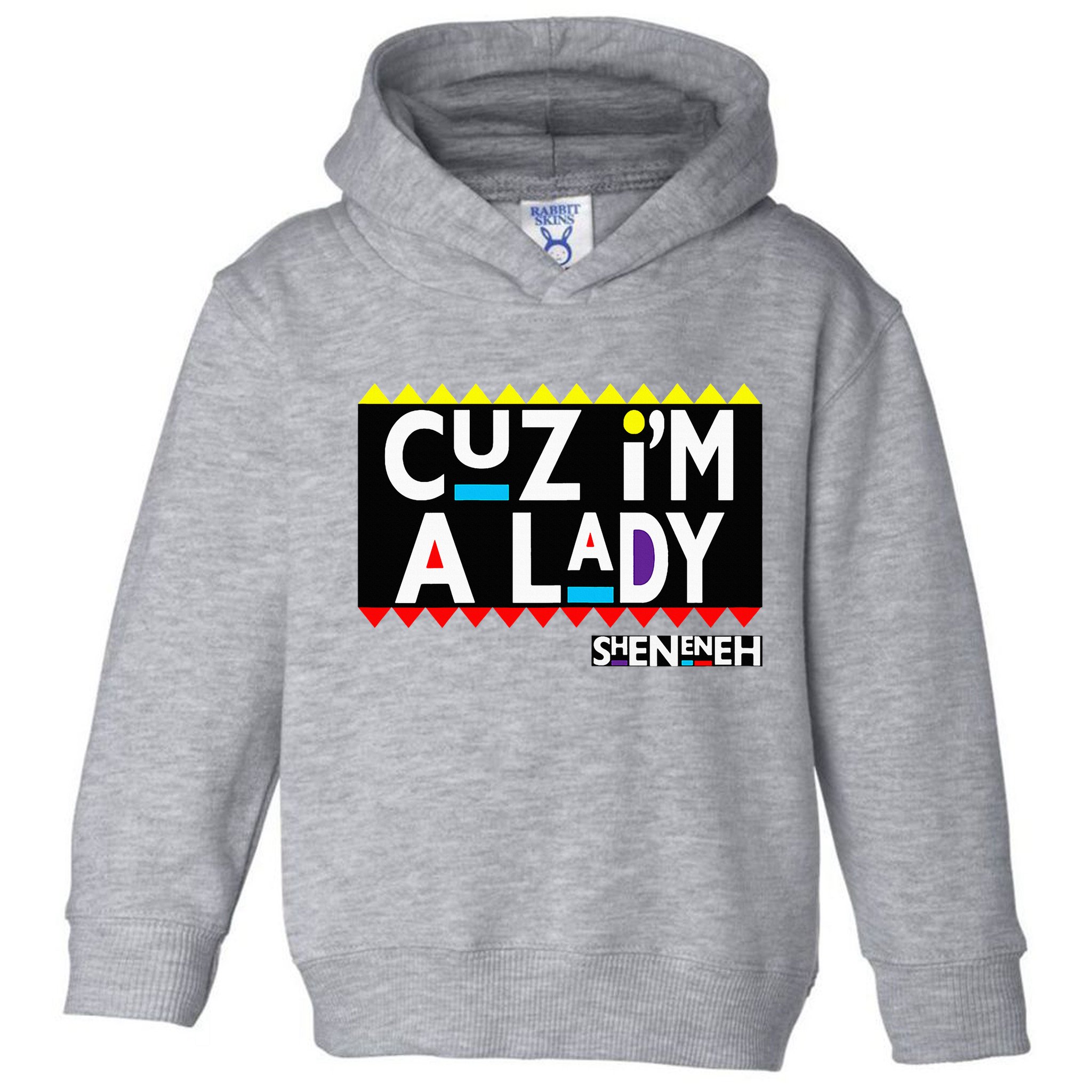 Im A Lady 90s Black Sitcom Lover Urban Clothing Toddler Hoodie