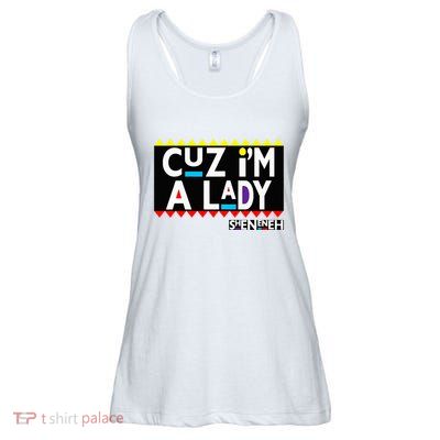 Im A Lady 90s Black Sitcom Lover Urban Clothing Ladies Essential Flowy Tank