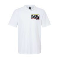 Im A Lady 90s Black Sitcom Lover Urban Clothing Softstyle Adult Sport Polo