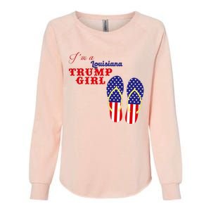 Im A Louisiana Trump Girl 2024 Womens California Wash Sweatshirt