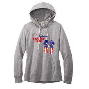 Im A Louisiana Trump Girl 2024 Women's Fleece Hoodie