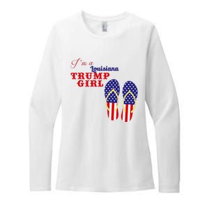 Im A Louisiana Trump Girl 2024 Womens CVC Long Sleeve Shirt