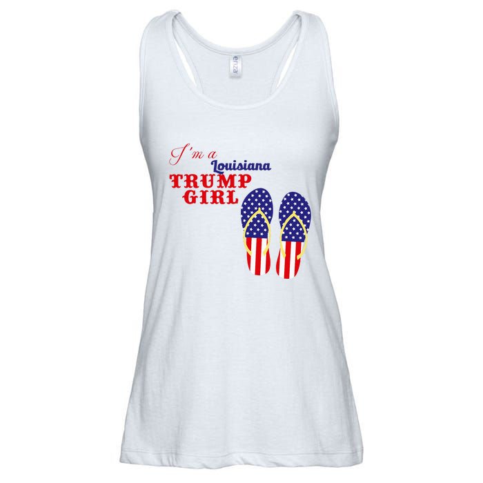 Im A Louisiana Trump Girl 2024 Ladies Essential Flowy Tank