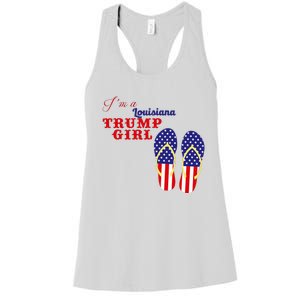 Im A Louisiana Trump Girl 2024 Women's Racerback Tank