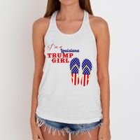 Im A Louisiana Trump Girl 2024 Women's Knotted Racerback Tank