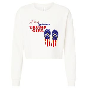 Im A Louisiana Trump Girl 2024 Cropped Pullover Crew