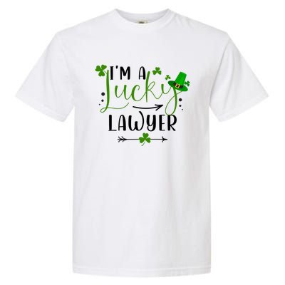 I'm A Lucky Lawyer Funny Matching Family St Patricks Day Funny Gift Garment-Dyed Heavyweight T-Shirt