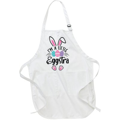 I’m A Little Eggstra Happy Easter Day Full-Length Apron With Pockets