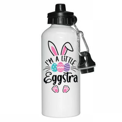 I’m A Little Eggstra Happy Easter Day Aluminum Water Bottle