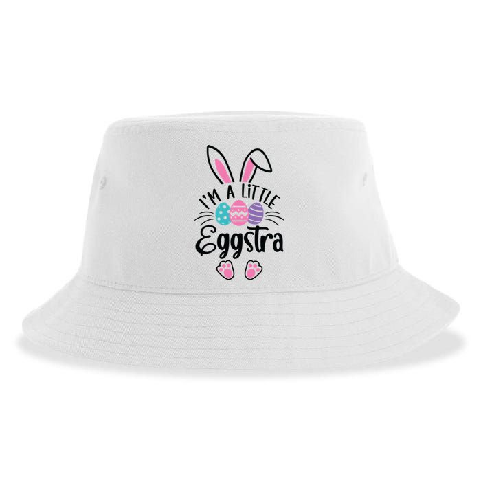 I’m A Little Eggstra Happy Easter Day Sustainable Bucket Hat