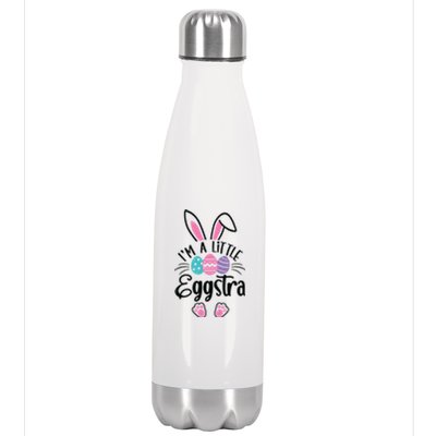 I’m A Little Eggstra Happy Easter Day Stainless Steel Insulated Water Bottle