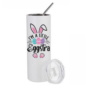 I’m A Little Eggstra Happy Easter Day Stainless Steel Tumbler