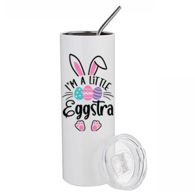 I’m A Little Eggstra Happy Easter Day Stainless Steel Tumbler