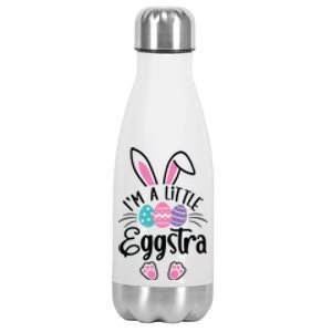 I’m A Little Eggstra Happy Easter Day Stainless Steel Insulated Water Bottle