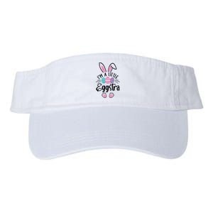 I’m A Little Eggstra Happy Easter Day Valucap Bio-Washed Visor