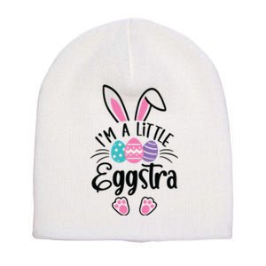 I’m A Little Eggstra Happy Easter Day Short Acrylic Beanie