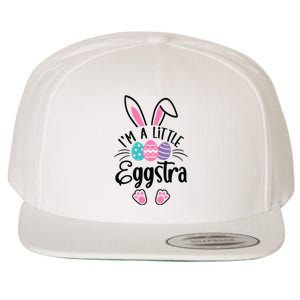 I’m A Little Eggstra Happy Easter Day Wool Snapback Cap