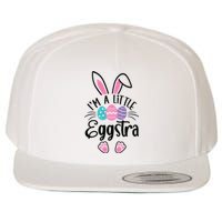 I’m A Little Eggstra Happy Easter Day Wool Snapback Cap