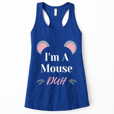 IM A Mouse Duh Easy Halloween Costume Funny Cute Gift Womens Tank Top