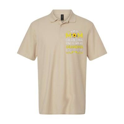 I'm A Mom Grandma Great Nothing Scares Me Mothers Day Gifts Softstyle Adult Sport Polo