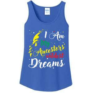 I Am My Ancestors Wildest Dreams Gift Black History Month Funny Gift Ladies Essential Tank