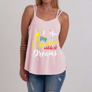 I Am My Ancestors Wildest Dreams Gift Black History Month Funny Gift Women's Strappy Tank