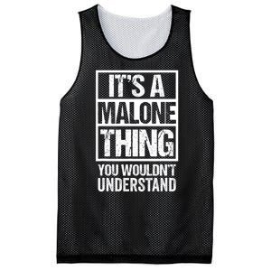 ItS A Malone Thing You WouldnT Understand Mesh Reversible Basketball Jersey Tank