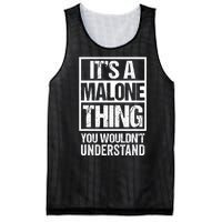 ItS A Malone Thing You WouldnT Understand Mesh Reversible Basketball Jersey Tank