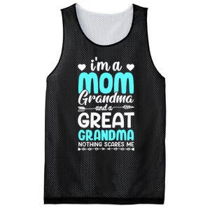 I'm A Mom Grandma And A Great Grandma mother Mesh Reversible Basketball Jersey Tank