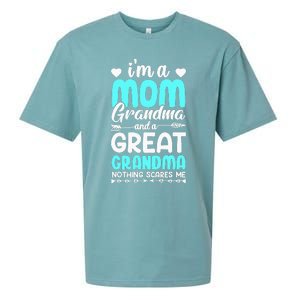 I'm A Mom Grandma And A Great Grandma mother Sueded Cloud Jersey T-Shirt