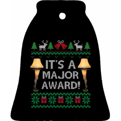 It's A Major Award Ceramic Bell Ornament