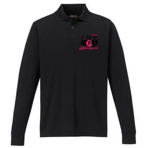 I'm A Mom And A Triathlete Nothing Scares Me Triathlon Sport Gift Performance Long Sleeve Polo