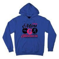 I'm A Mom And A Triathlete Nothing Scares Me Triathlon Sport Gift Tall Hoodie