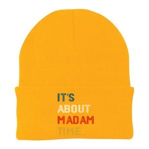 ItS About Madam Time Funny Gift Knit Cap Winter Beanie