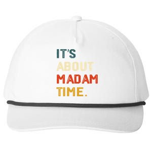 ItS About Madam Time Funny Gift Snapback Five-Panel Rope Hat