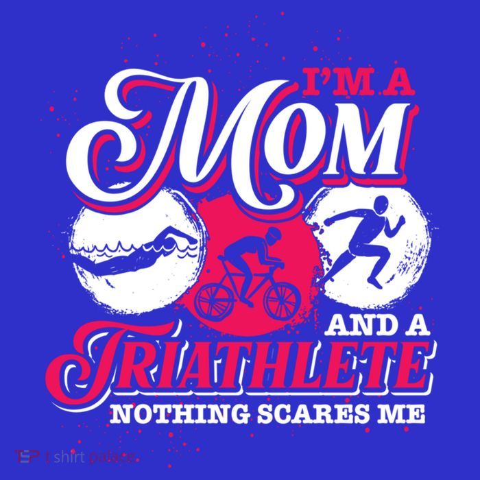 Im A Mom And A Triathlete Triathlon Cute Gift Tall T-Shirt