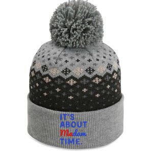 ItS About Madam Time The Baniff Cuffed Pom Beanie