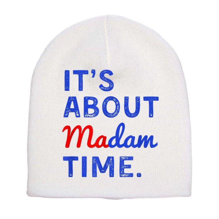 ItS About Madam Time Short Acrylic Beanie